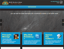 Tablet Screenshot of dcmpresidency.org